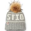 Femmes Moncler Chapeaux D'Hiver | Bonnet Unisexe Dans Gris | Laine