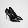 Femmes Prada Chaussures En Cuir | Escarpins En Cuir Brosse