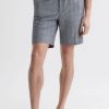 Hommes Paul Smith Pantalon | Nassau - Short Elastique Bleu A Carreaux Prince De Galles, 32