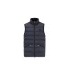 Hommes Moncler Gilets | Treompan Doudoune Bleu Taille 6