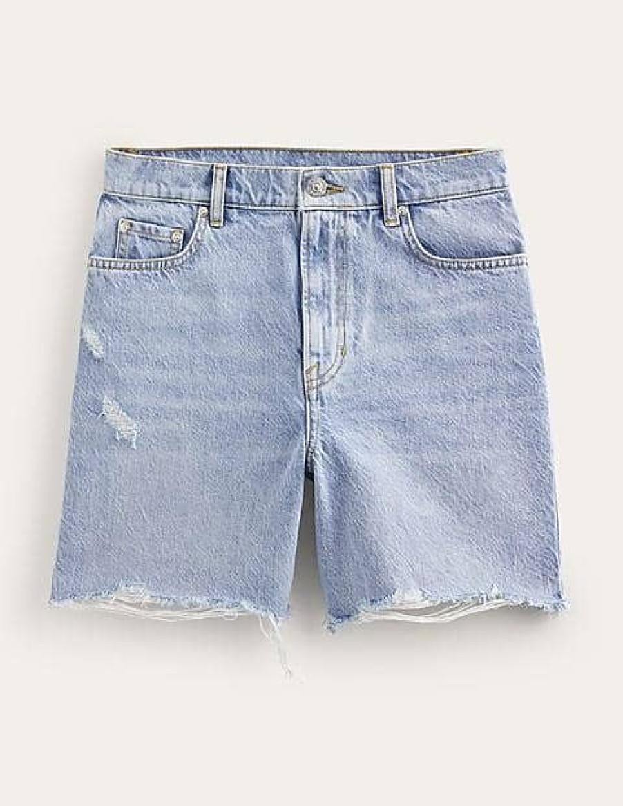 Hommes Vêtements Vuori Pantalon | Bermuda En Jean Light Vintage Femme Boden