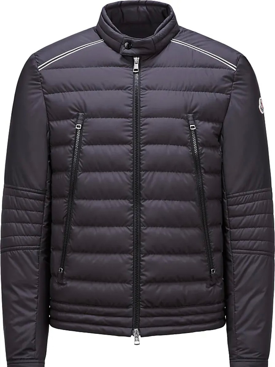 Hommes Moncler Vestes | Doudoune Courte Perial Noir Taille 3