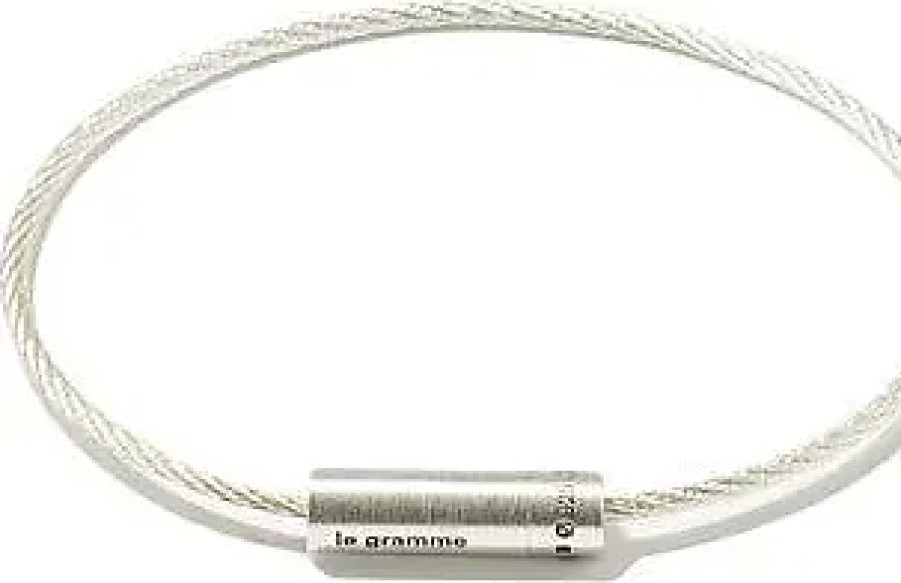 Hommes Mont blanc Bijoux | Bracelet En Argent Sterling 7G - Hommes - Argent