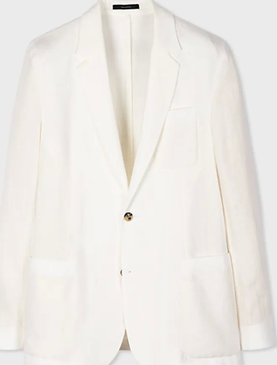 Hommes Paul Smith Costumes | Veste A Poche Plaquee 2 Btn Pour Homme