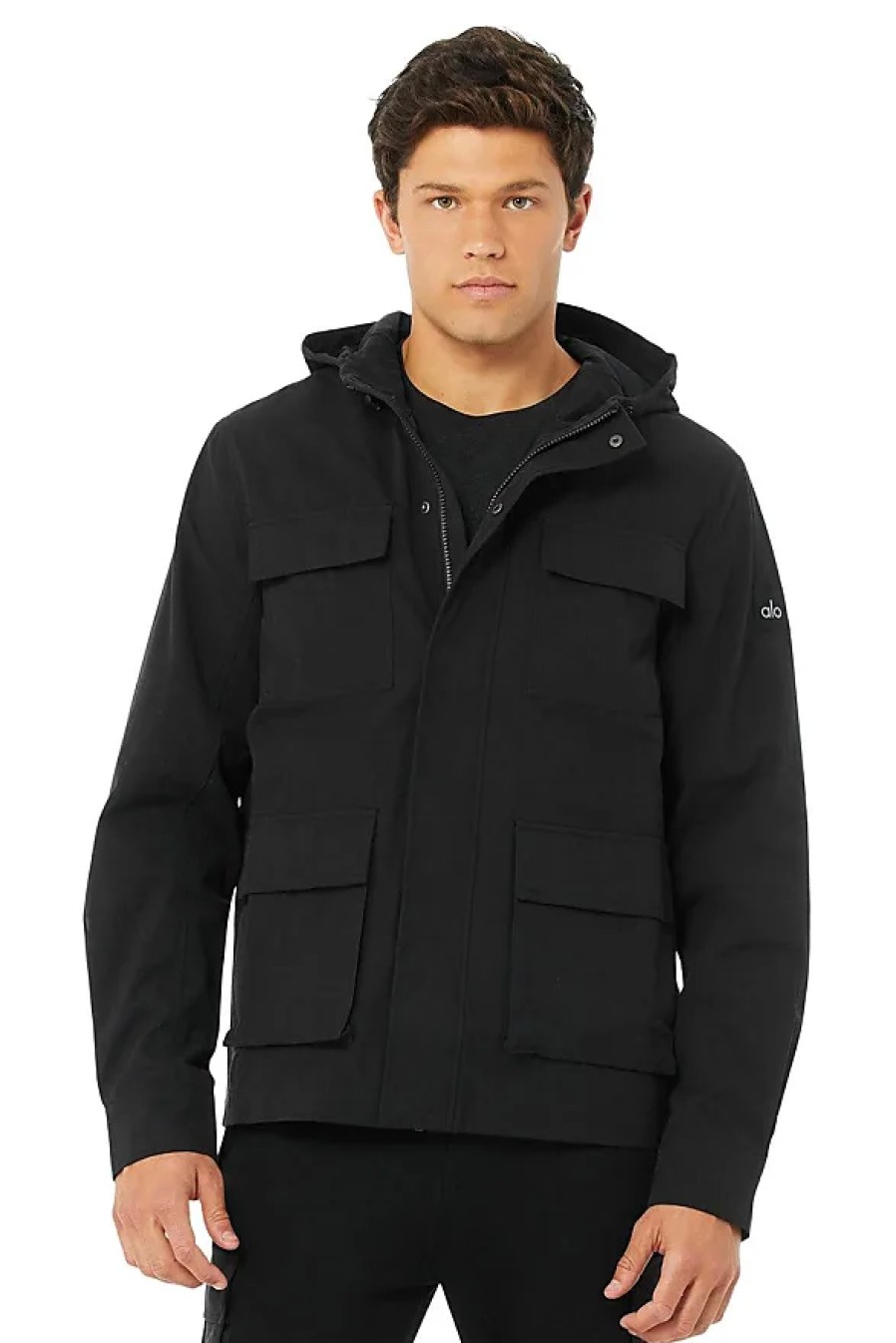 Hommes Paul Smith Vestes | Veste De Terrain Division En Noir, Taille: Medium