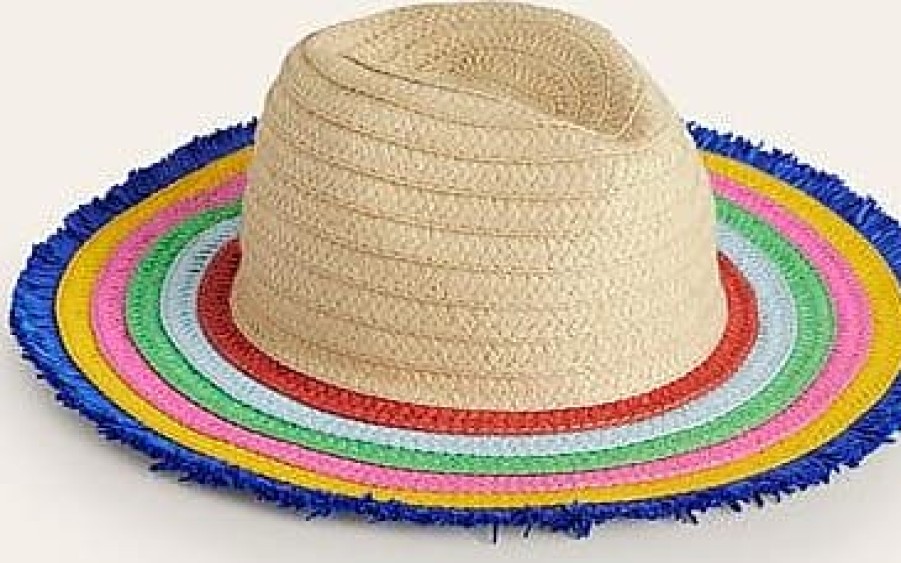 Femmes Tous les saints Chapeaux | Fedora A Franges Multi Femme Boden