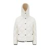 Femmes Moncler Vestes | Doudoune Courte Arvouin Blanc Taille 2