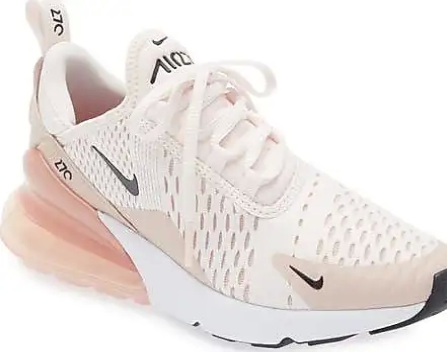 Femmes Nike Baskets | Baskets Air Max 270 En Rose Tendre/Noir/Rose Chez Nordstrom, Taille 11,5