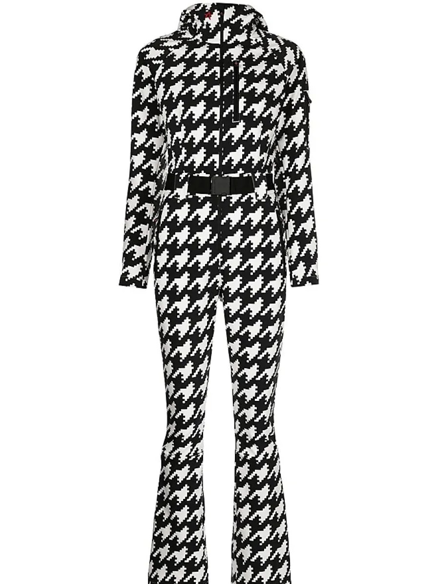 Femmes River Island Costumes | Combinaison De Ski Une Piece Star Suit - Femme - Polyester/Polyurethane - L - Noir