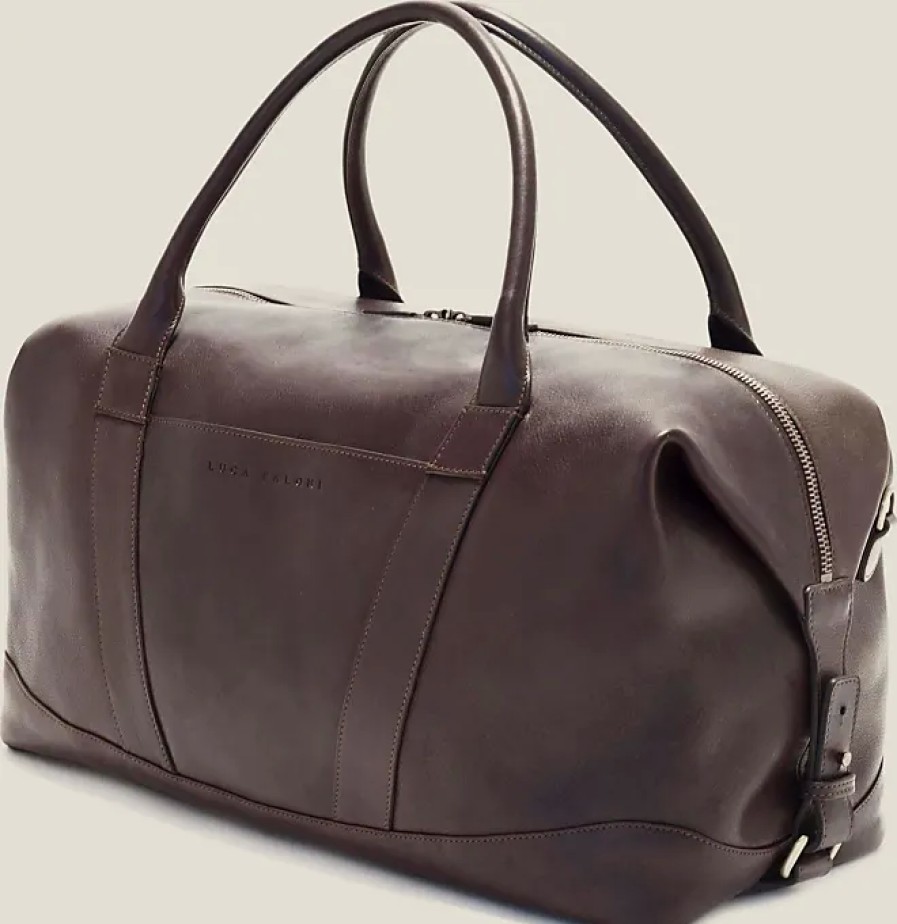 Hommes Luca Faloni Sacs | Weekender Brun Chocolat