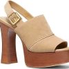 Femmes Linea Paolo Chaussures A Semelles Compensees | Sandale A Plateforme Rye Slingback En Chameau Chez Nordstrom, Taille 9