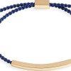 Hommes Ferragamo Bijoux | Bracelet Tresse A Tirer En Bleu Marine Chez Nordstrom