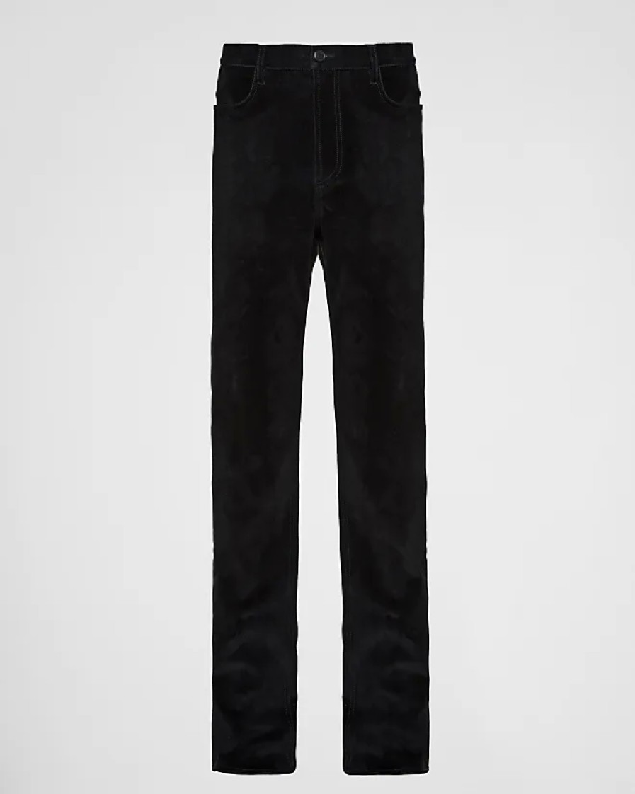 Femmes Paul Smith Jeans | Jean En Denim Velours A Cinq Poches