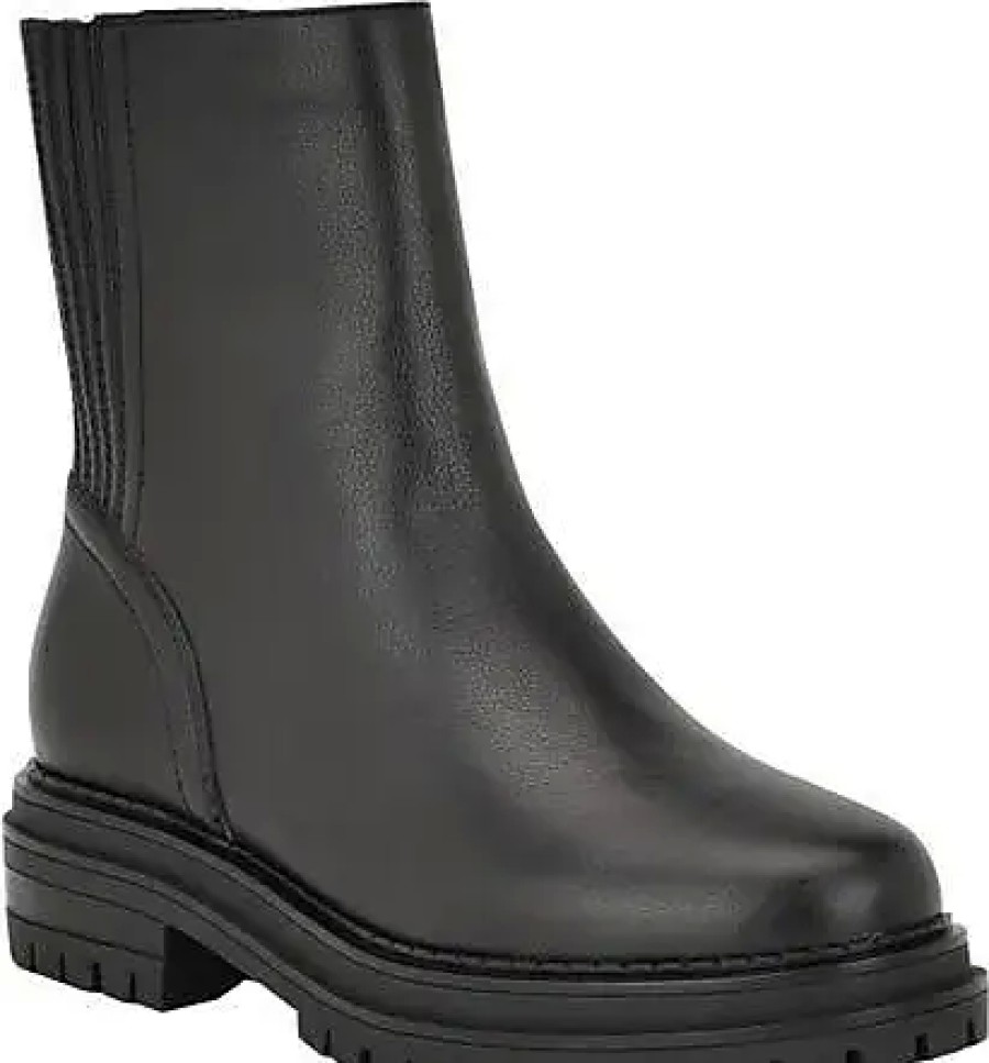 Femmes Flatté Bottines | Bottine Greg Lug Sole En Noir Chez Nordstrom, Taille 6,5