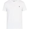 Femmes Balenciaga T-Shirts | T-Shirt En Jersey De Coton A Logo Brode