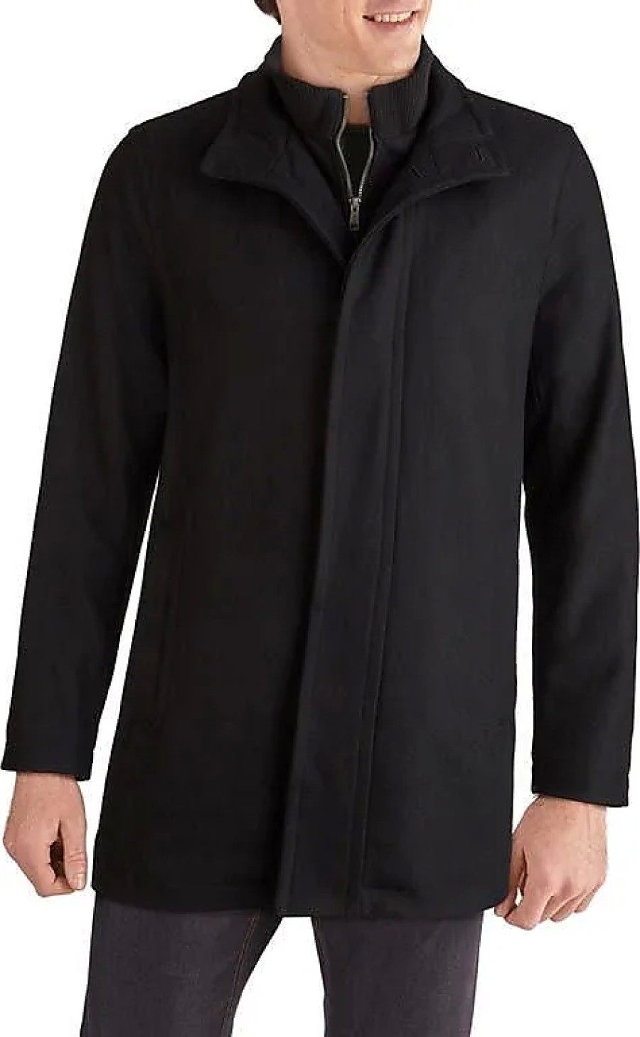 Hommes Bernache du Canada Manteaux | Manteau En Laine Melangee Melton En Noir Chez Nordstrom, Taille Moyenne