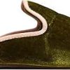 Femmes Ganni Chaussons | La Pantoufle En Velours Ezra En Desert Olive Multi Chez Nordstrom, Taille 8