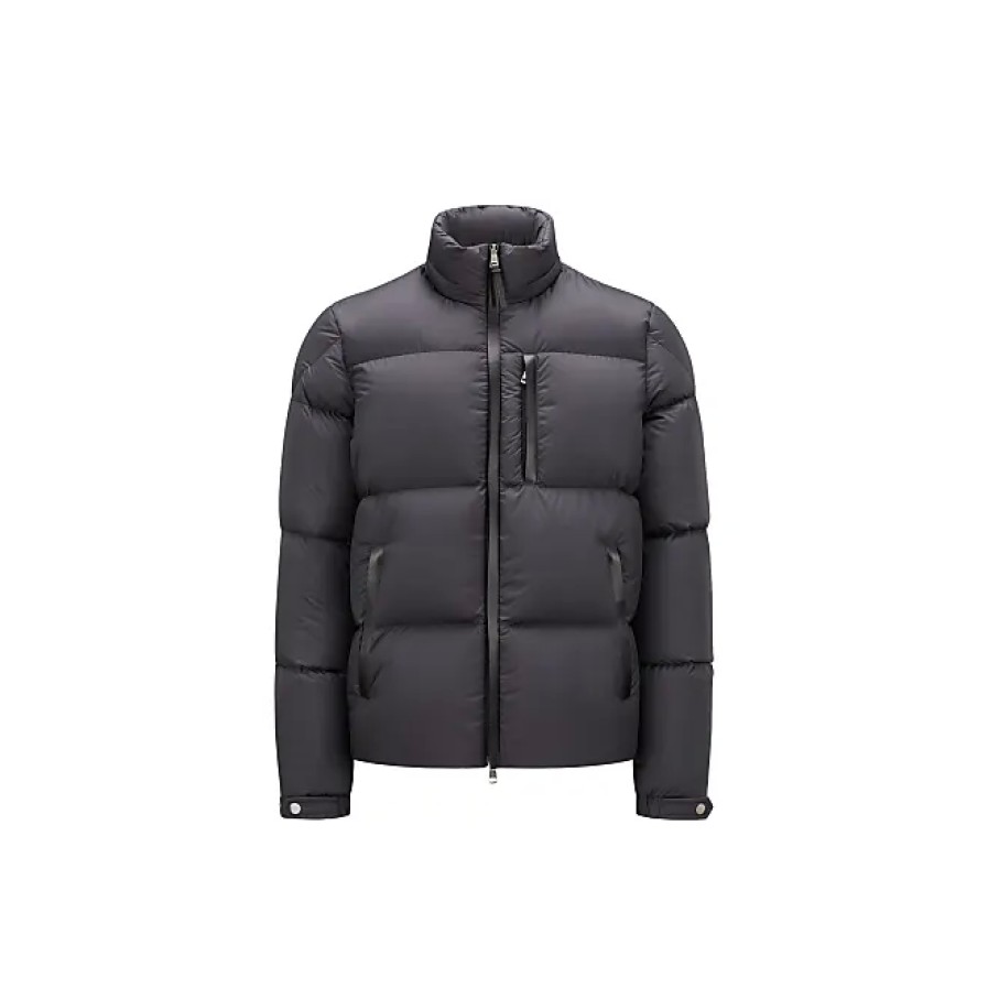 Hommes Moncler Vestes | Doudoune Courte Besbre Noir Taille 0