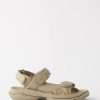 Femmes Reiss Chaussures En Cuir | Sandales Velcro Tourist - Femmes - Taupe