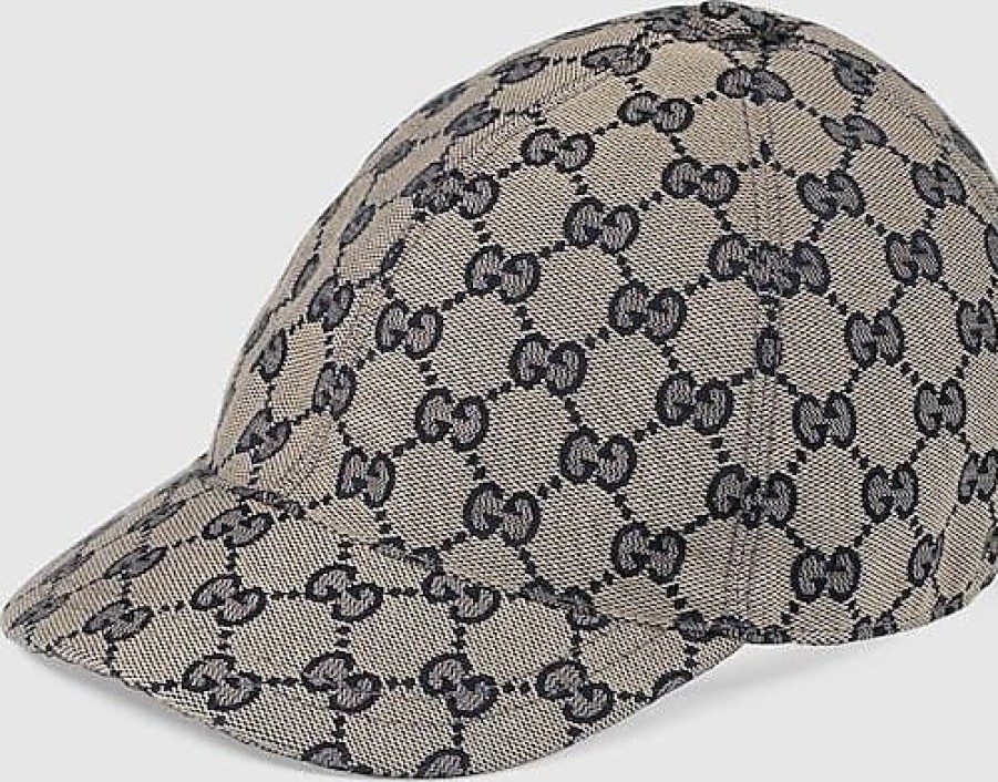 Femmes Moncler Casquettes | Enfants - Casquette De Baseball Originale En Toile Gg, Taille L, Bleu