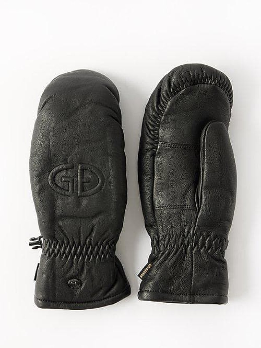 Femmes Beau Stockholm Gants | Gants En Cuir A Logo Embosse Hilja