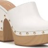 Femmes Birkenstock Mules | Sabot A Plateforme Dasally En Blanc Brillant Chez Nordstrom, Taille 8,5