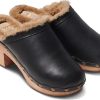 Femmes Tory Burch Mules | Woodpecker Mme Shearling - Noir