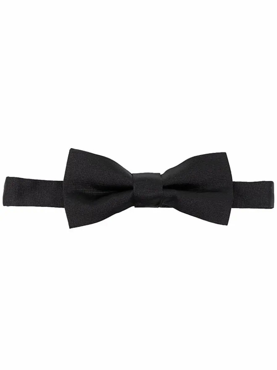 Hommes Reiss Noeuds Papillon | Noeud Papillon D2 Charming Man - Homme - Soie - Taille Unique - Noir