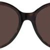 Femmes Ferragamo Des Lunettes De Soleil | Les Lunettes De Soleil Oeil De Chat Fendi Lettering 56 Mm En Havane Fonce / Marron Chez Nordstrom