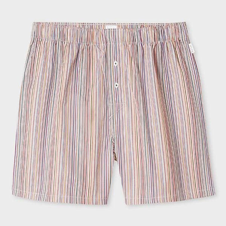 Hommes Paul Smith Sous-Vetement | Boxer Homme Multirayure