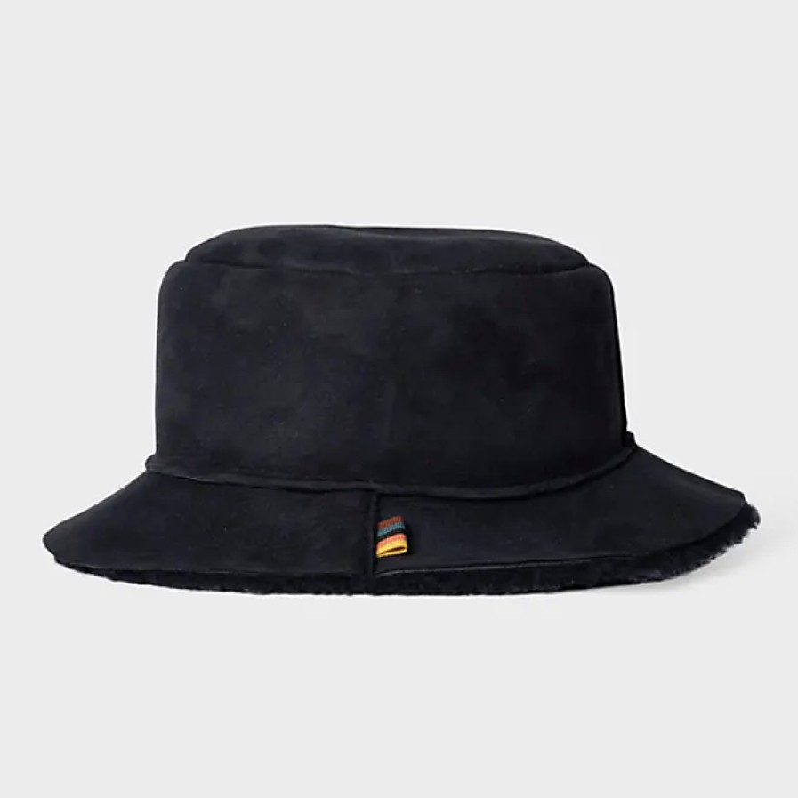 Hommes Moncler Chapeaux | Seau En Peau De Mouton Pour Femmes