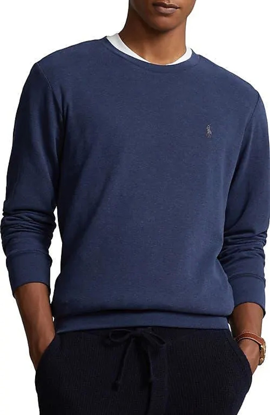 Hommes CHEF Chandails | Sweat-Shirt A Col Rond En Tricot Au Printemps Navy Heather/C9949 Chez Nordstrom, Taille X-Large