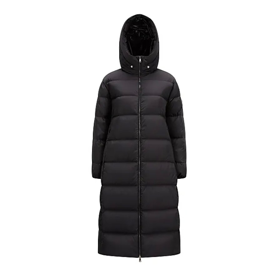 Femmes Moncler Manteaux | Doudoune Longue Bondree Noir Taille 0