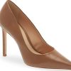 Femmes Prada Chaussures En Cuir | Escarpins A Bout Pointu Lou En Bois Neuf Chez Nordstrom, Taille 10,5