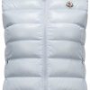 Femmes Moncler Gilets | Ghany Doudoune Gris Taille 5